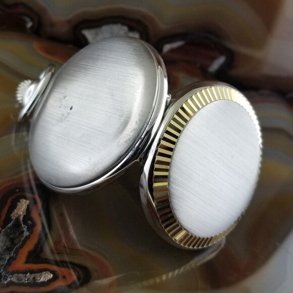 COLIBRI Silver & Gold Presidential Pocket Watch - Picture 4 of 5